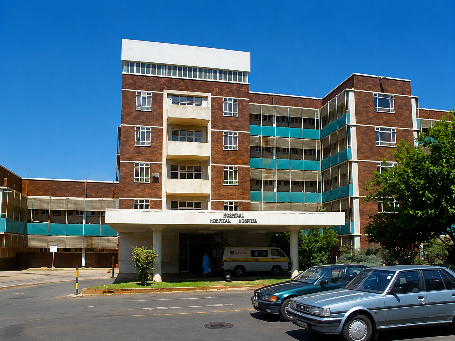 The smaller back hospital was for 'Blacks only'