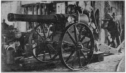 The Long Cecil gun was designed and constructed by engineers with no previous experience in ordnance manufacture, without special plant or arrangements, and on designs adapted from descriptions found in a stray copy of an engineering journal