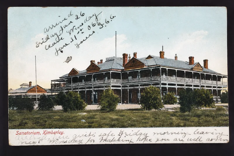 Postcard from The Sanatorium in 1906