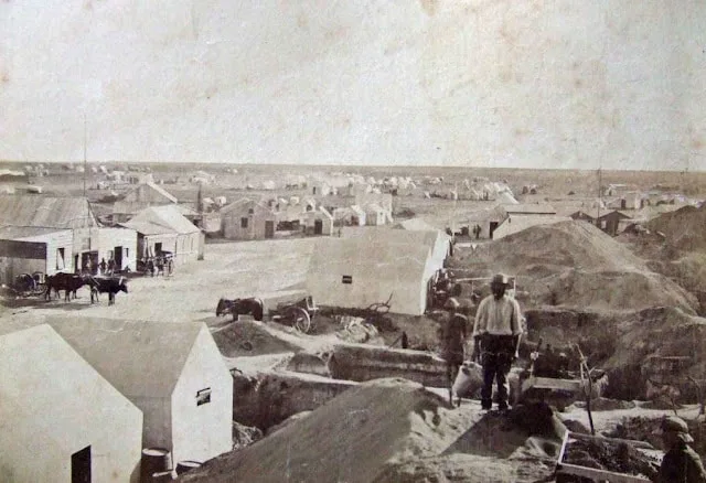 Diggings at New Rush