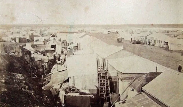 Diggings at New Rush