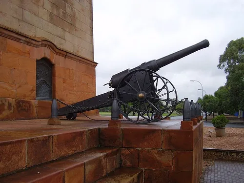Long Cecil at the Honoured Dead Memorial in Kimberley