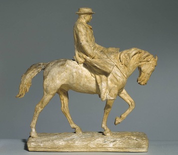 Plaster study by Sir Hamo Thornycroft for the equestrian statue of Cecil Rhodes in Kimberley.