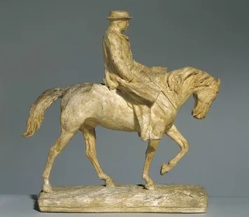 Plaster study by Sir Hamo Thornycroft for the equestrian statue of Cecil Rhodes in Kimberley.