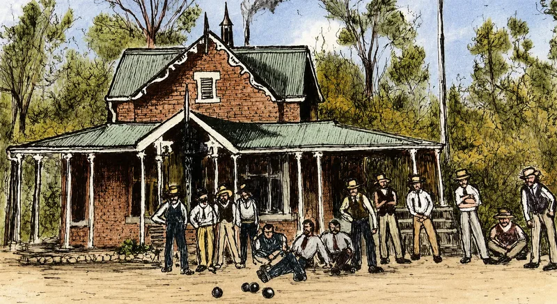 Kimberley Town Bowling Club designed by Fergus Carstairs Rogers