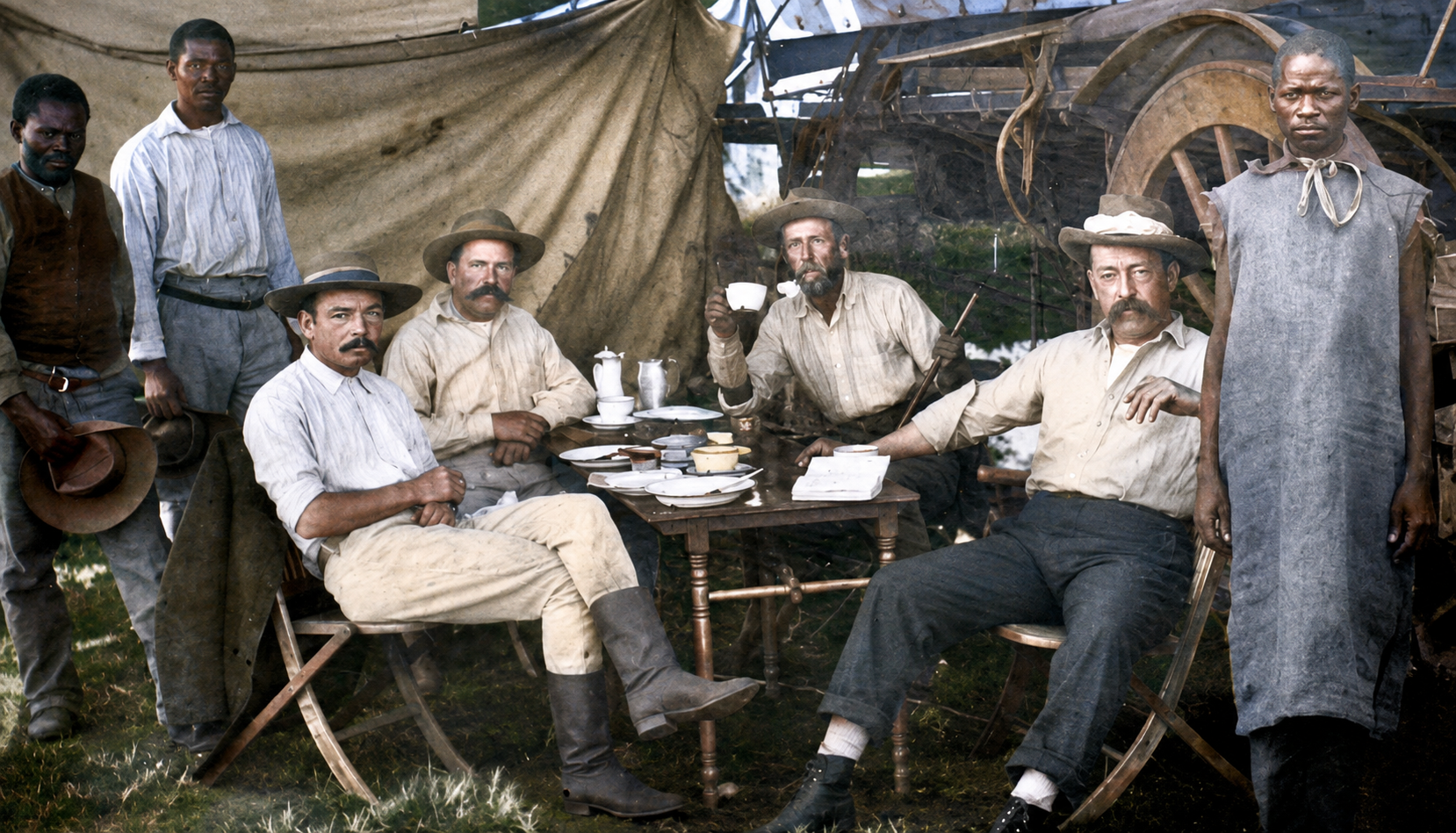 Jameson abandoned his successful medical practice to help establish the British South Africa Company's administration north of the Limpopo River.