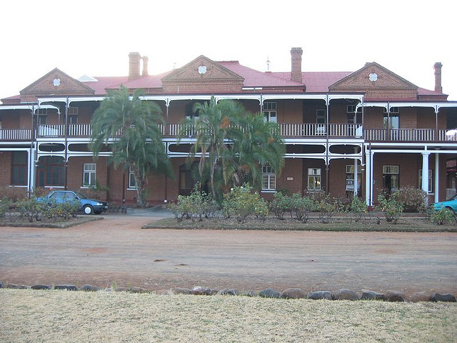 Today the Sanatorium houses the McGregor Museum on Atlas Street, Kimberley