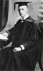 Jan Smuts in academic robes after qualifying as a lawyer.