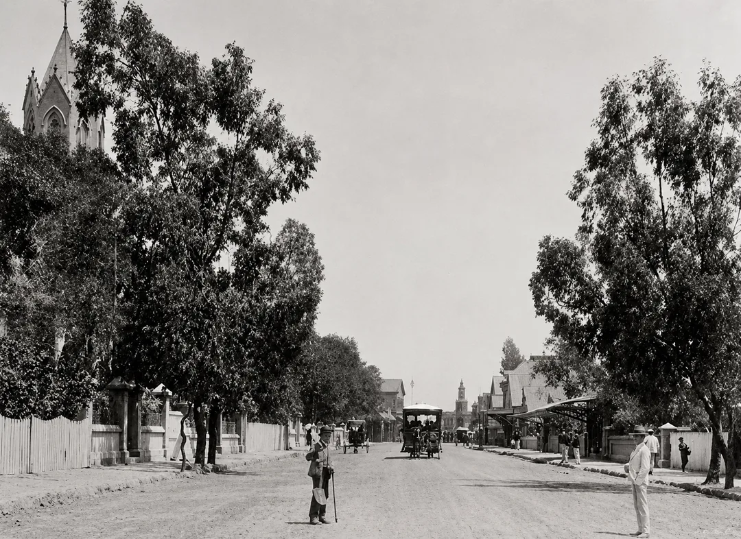 Du Toitspan Road in the 1880s