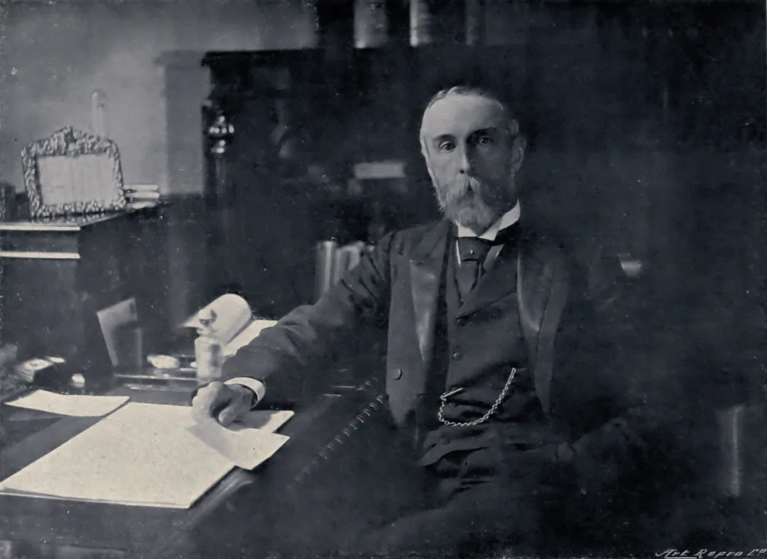 Charles Dunell Rudd at his desk