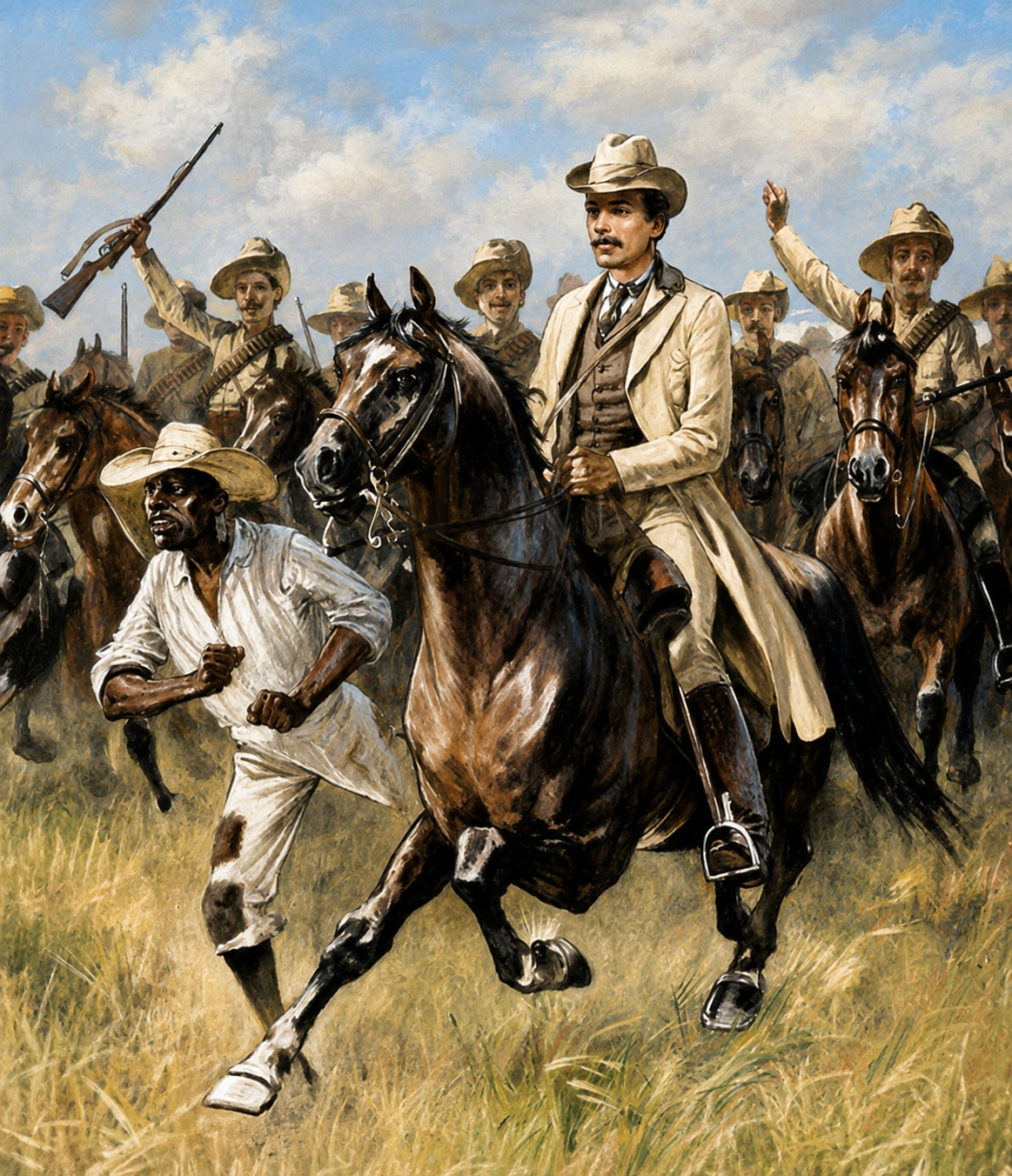 On December 29, 1895, 400 Matabeleland Mounted Police and 200 assorted volunteers crossed from Rhodesia into the Transvaal, led by Leander Starr Jameson.