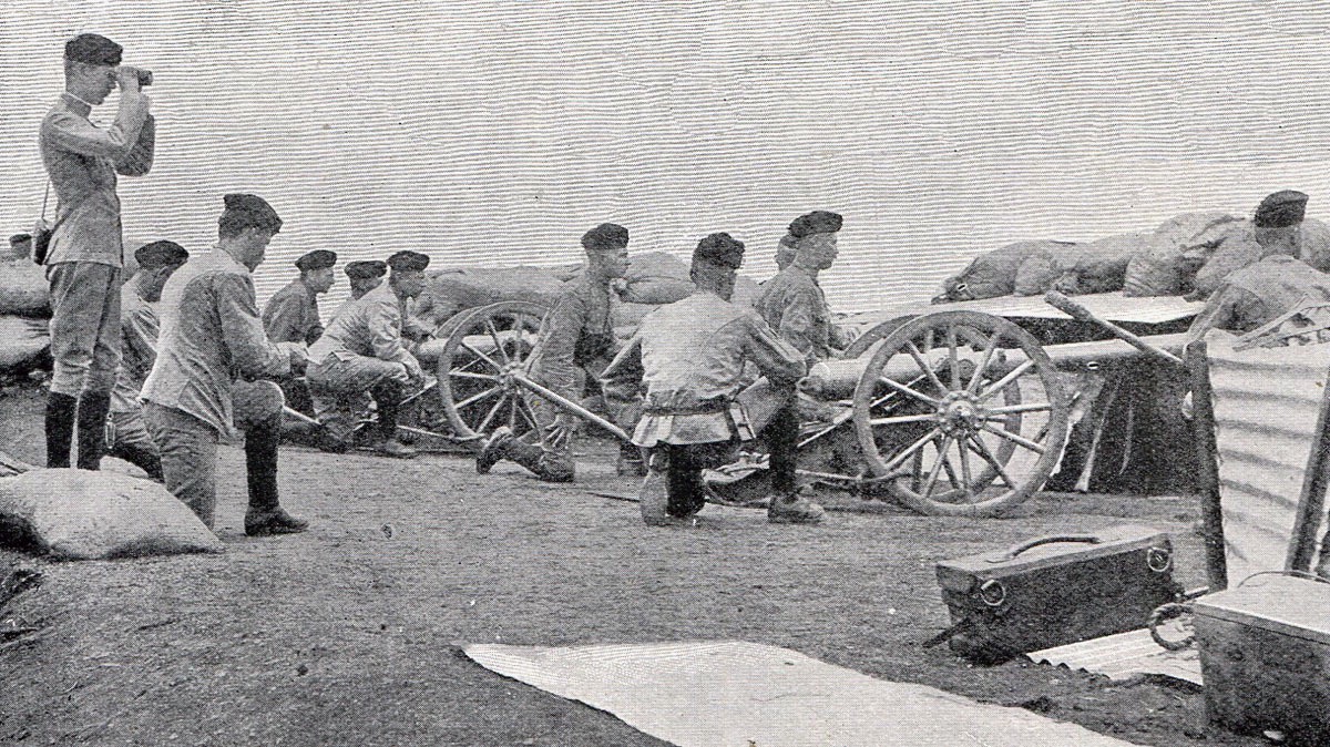 Royal Artillery 7-pounder mountain guns used during the Siege of Kimberley