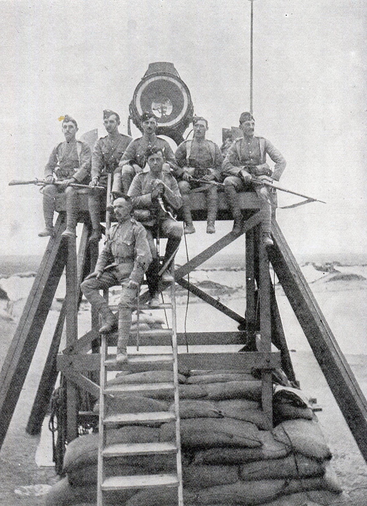 De Beers searchlight used to signal to relief forces during the Siege of Kimberley