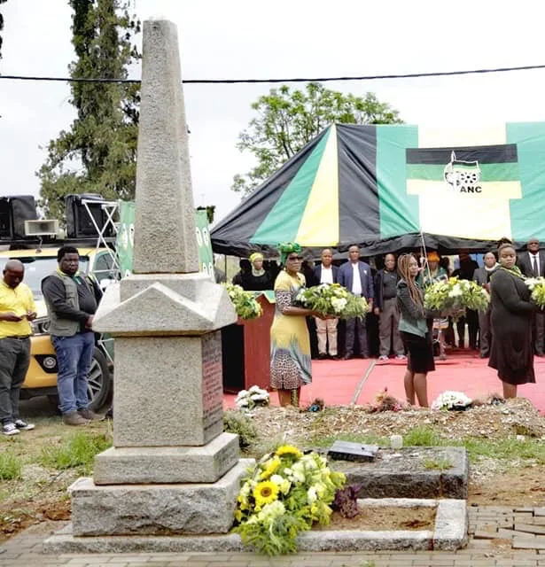 Sol Plaatje's grave at West End Cemetery in Kimberley (Photo courtesy of DFA)
