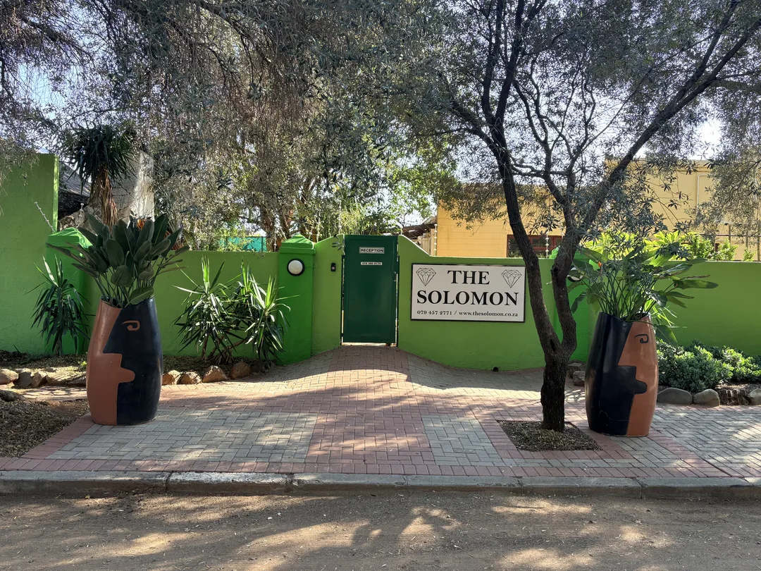 The Reception Gate at the Solomon Edwardian Guest House