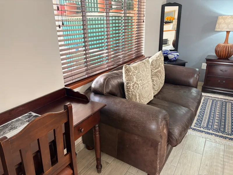 Room 5 sofa at the Solomon Edwardian Guest House