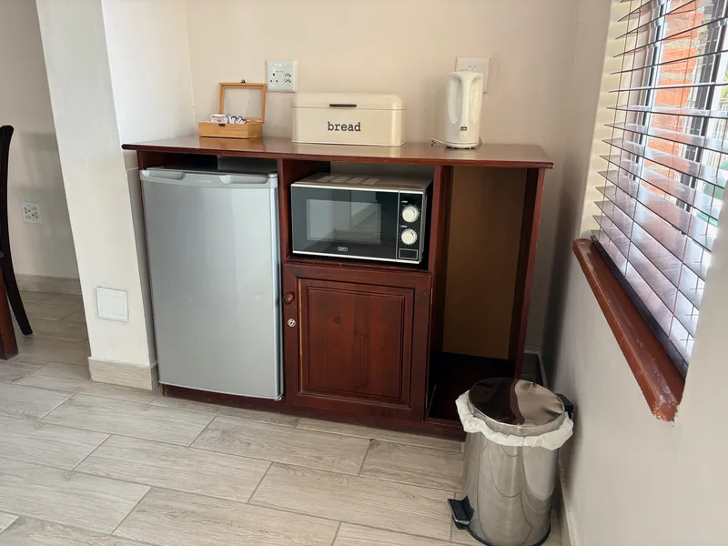 Room 5 refreshment counter at the Solomon Edwardian Guest House