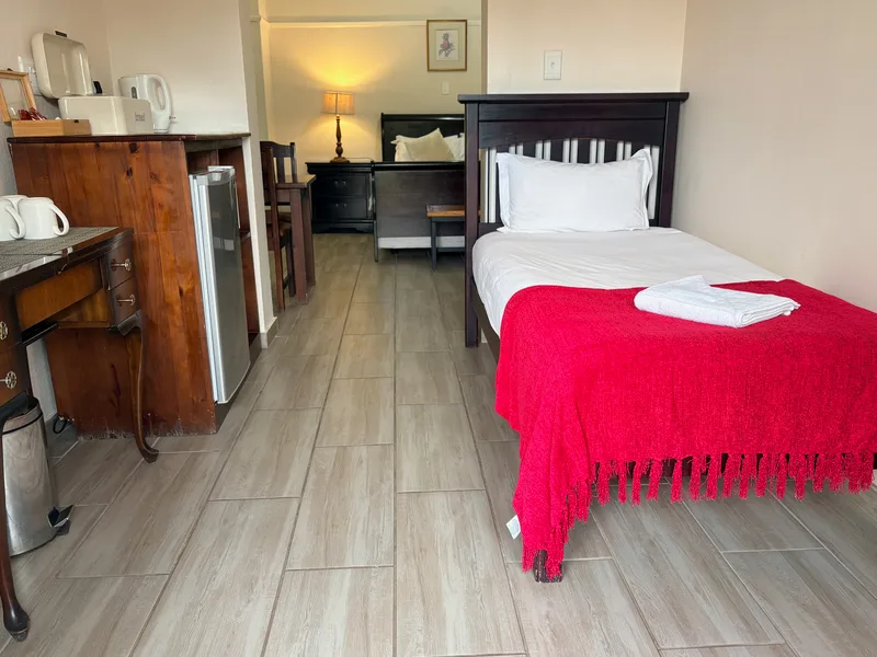 Room 6 single bed at the Solomon Edwardian Guest House