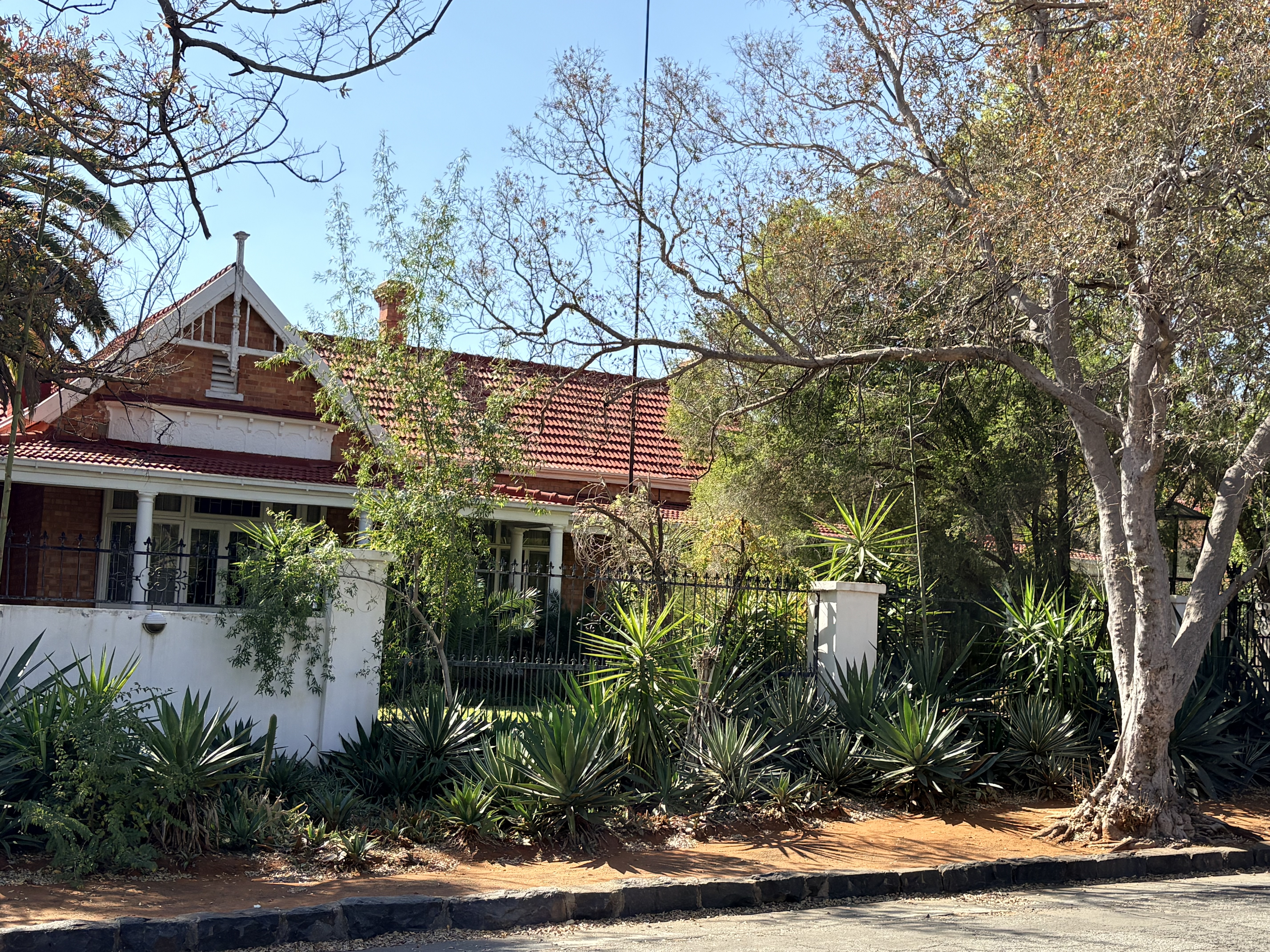 No. 7 Lodge Road where Harry Oppenheimer was born.