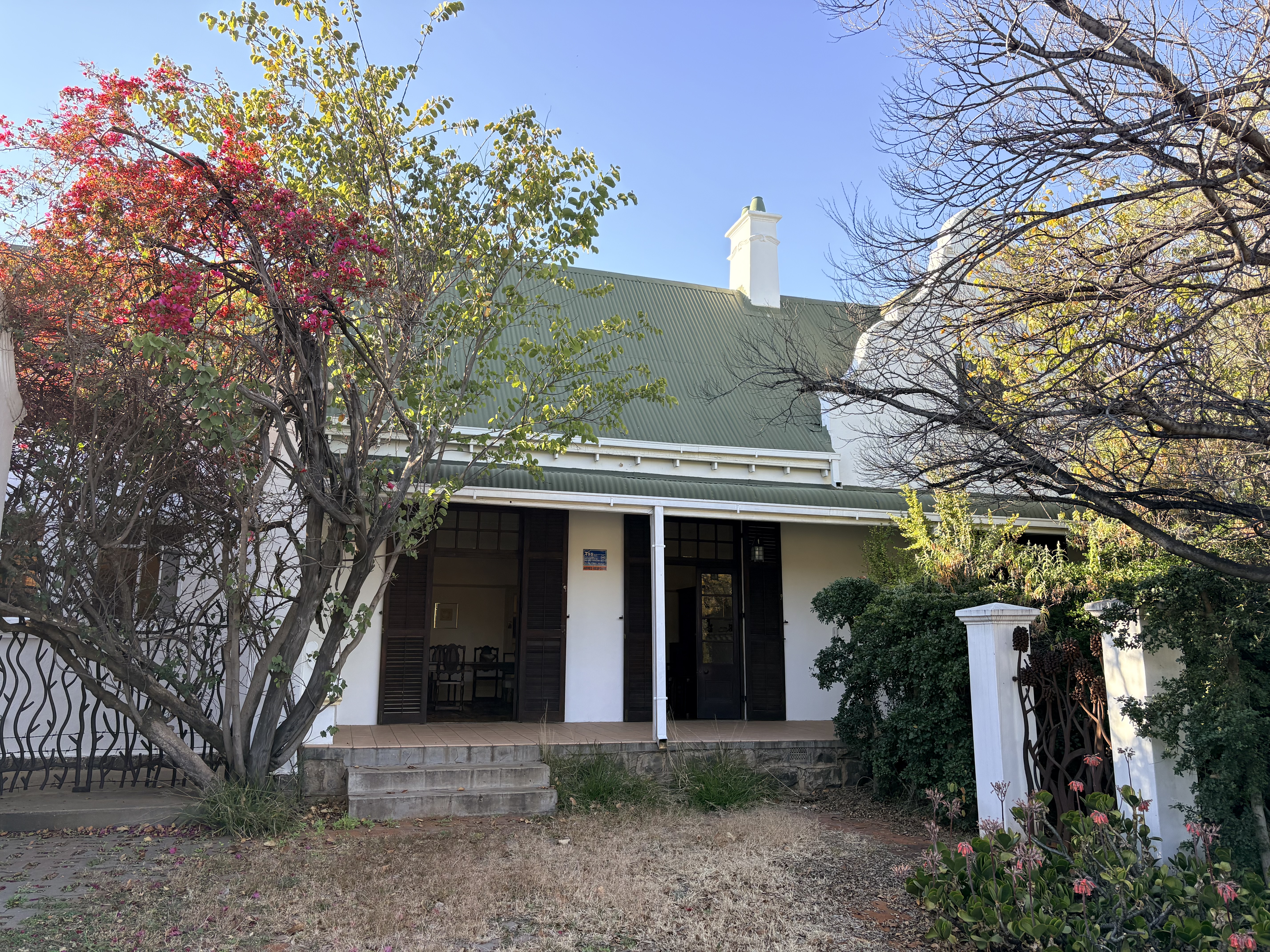 No. 5 Lodge Road in distinctive Cape Dutch style