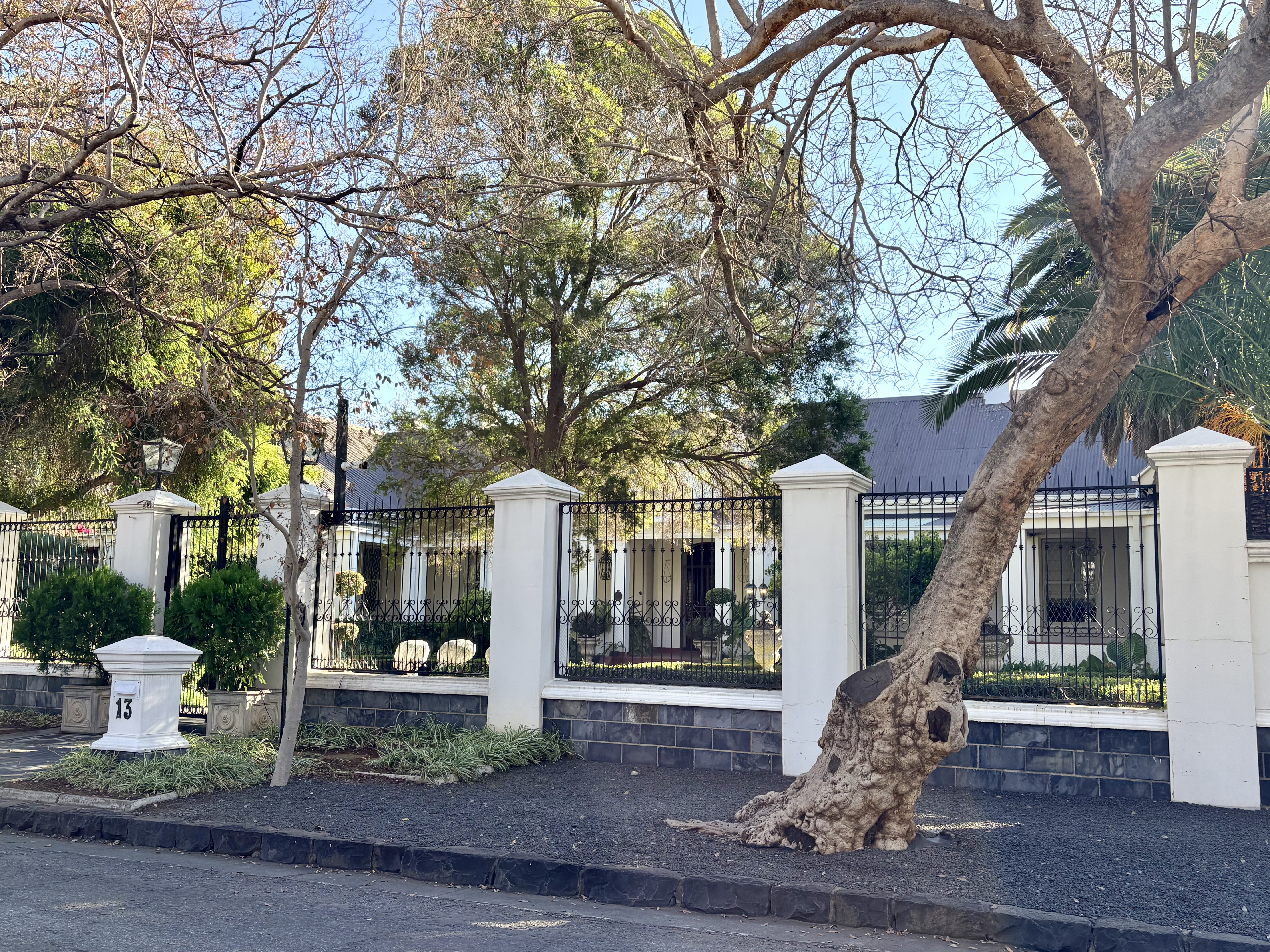 Street view of the historic house at 13 Lodge Road in Kimberley.