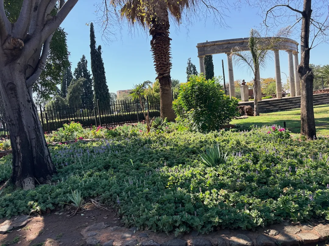 Indigenous plants and landscaping in the Ernest Oppenheimer Memorial Gardens.
