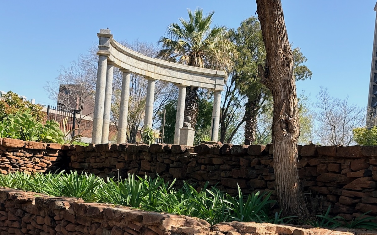 Ernest Oppenheimer Memorial in the Ernest Oppenheimer Memorial Gardens.