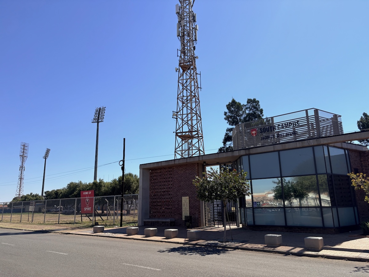 Entrance to Sol Plaatje University's South Campus sports precinct in Kimberley.