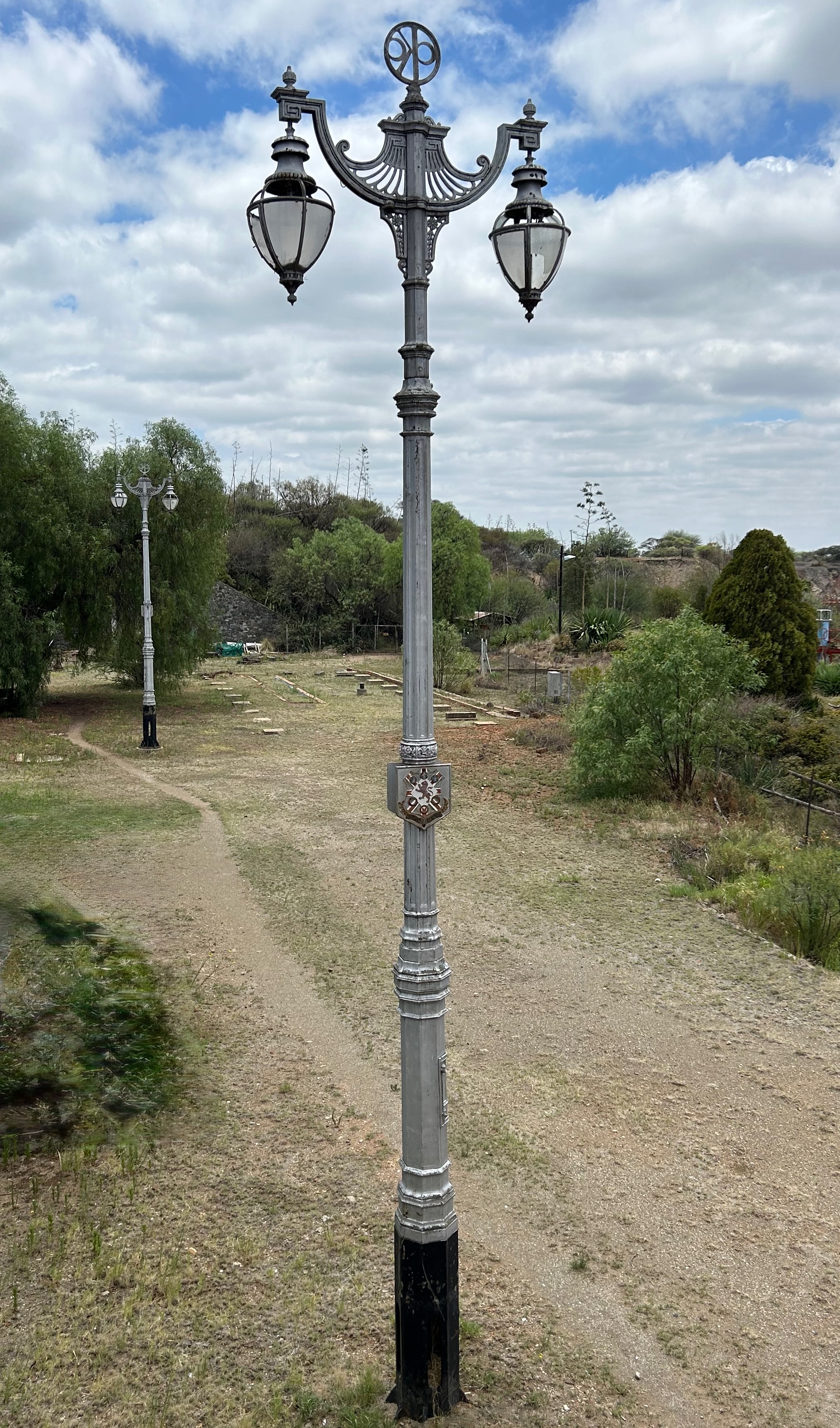 Original Electric Street Light at the Big Hole