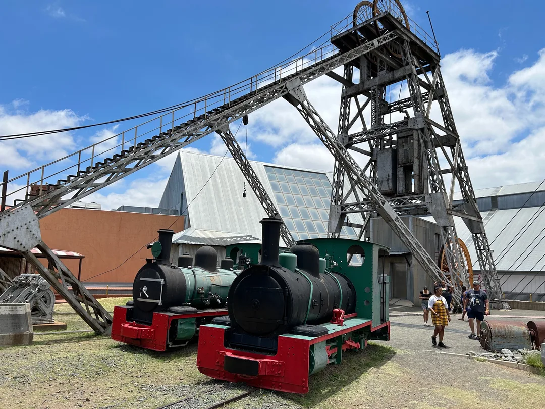 The Big Hole mineshaft headgear