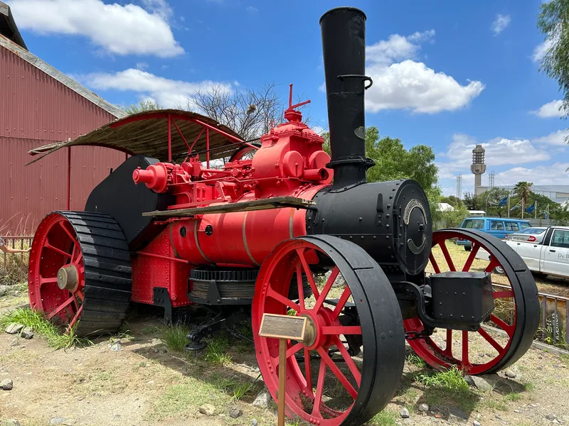 Big Hole Open Air Mine Museum: Portable steam traction engine