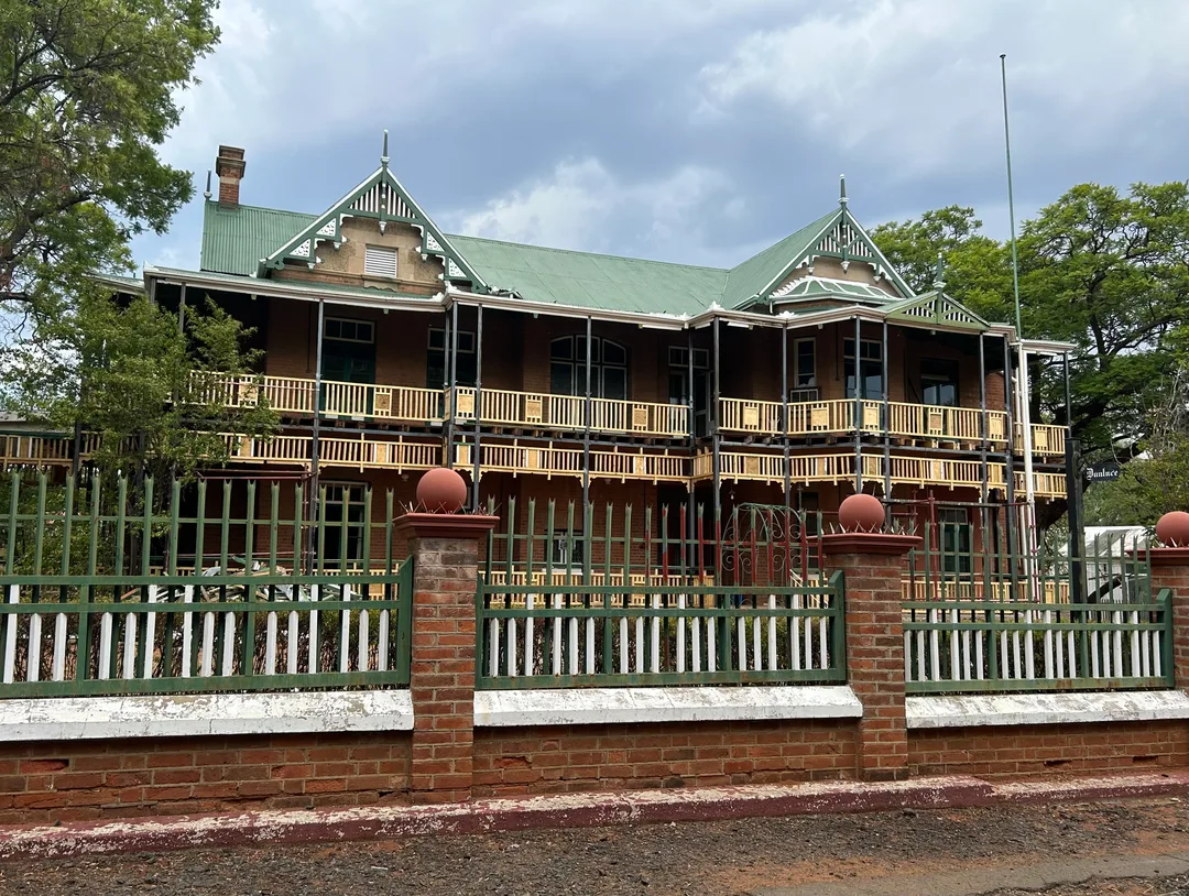 Restoring the details. Craftsmen carefully repaired Dunluce's famous verandahs, timber balustrades and architectural detailing, ensuring that Daniel Westwood Greatbatch's 1897 design will continue to grace Lodge Road for future generations.