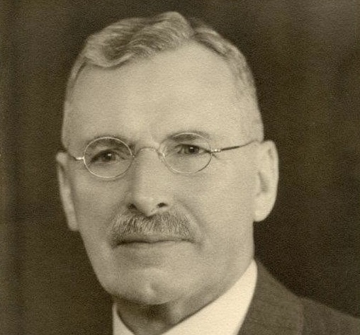 Studio portrait of John Orr, Kimberley businessman, department store founder and former Mayor of Kimberley.