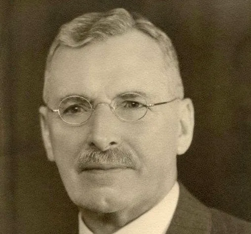Studio portrait of John Orr, Kimberley businessman, department store founder and former Mayor of Kimberley.