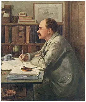Print of Rudyard Kipling