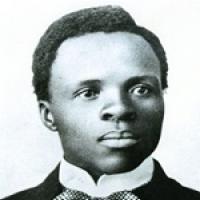 Portrait of Sol Plaatje as a young man