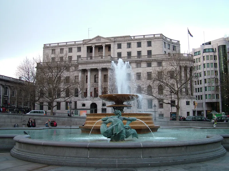South Africa House, London. Designed by Herbert Baker
